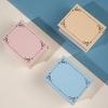 NEW Book-shaped Ring Box With Suede Fabric Lining Creative Flip Lid Magnetic Ring Holder Earrings Jewelry Gift Case Accessorie