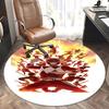 Power Rangers Red Ranger Chair Mat - Round Carpet for Home Decor, Office Rug, Gift Idea for Living Room, Bedroom s0486b