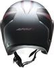 LEAD APRET Motorcycle Jet Matte One Size Fits Most Helmet, Gunmetal, (Under 57-60cm)