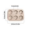 6/12 Cavity Cake Mold Non Stick Baking Mold Cute Biscuit Candy Mould  Kitchen Bakeware