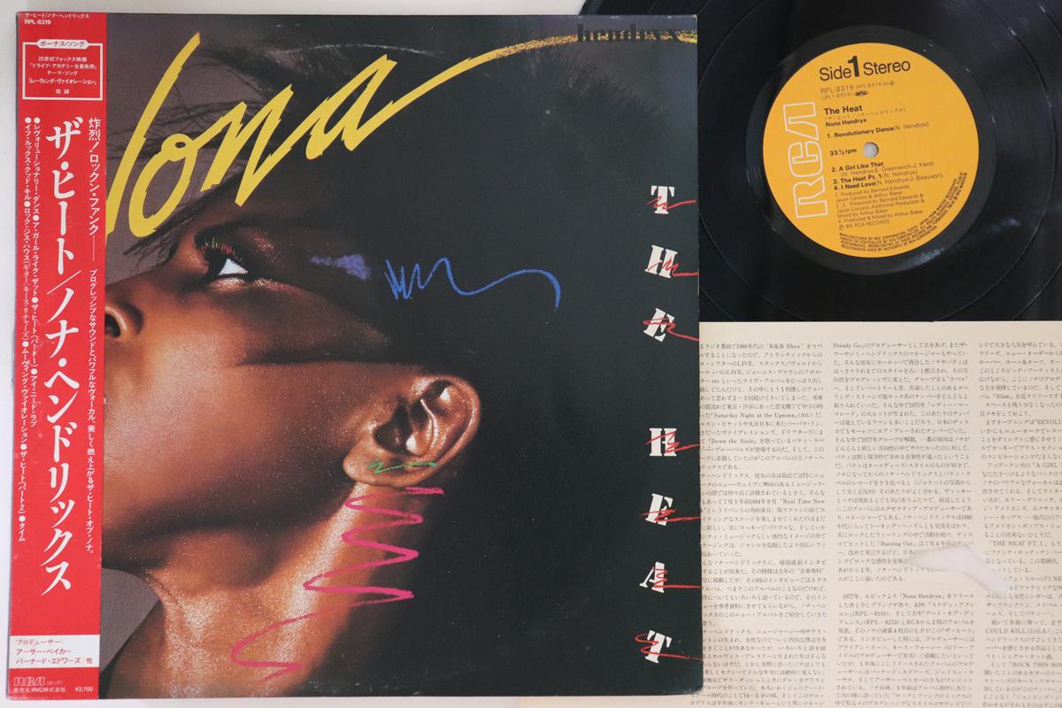 

LP Record NONA HENDRYX - Heat RPL8319 RCA 1985 Japan Obi Soul/Funk Used