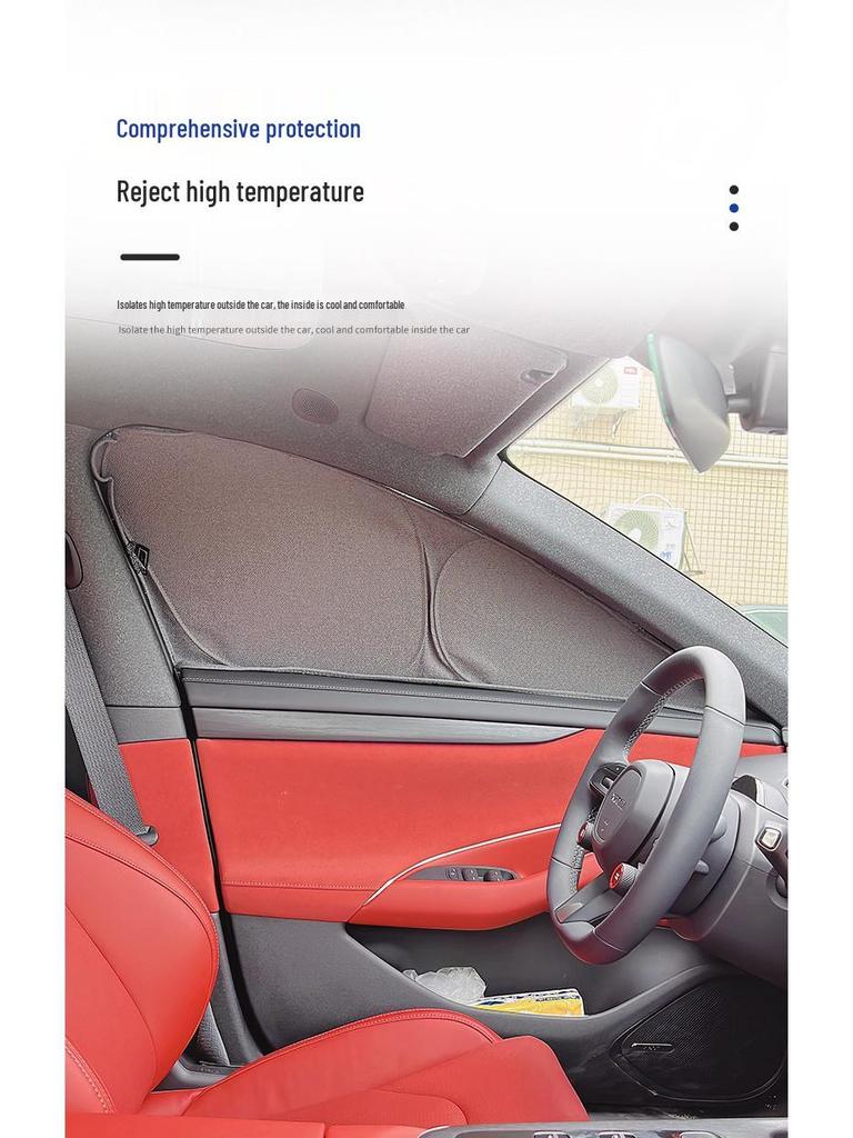 Xiaomi SU7 Dreifach geschützter Hitzebeständiger Undurchsichtiger Auto-Sonnenschutz