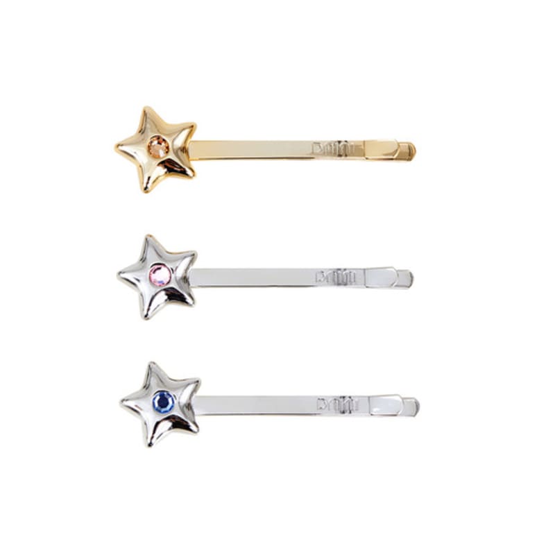 

DNINI Twinkle Star Hair Slide(3color) SILVER(BLUE)