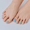 Shine Blue Gel Pedi