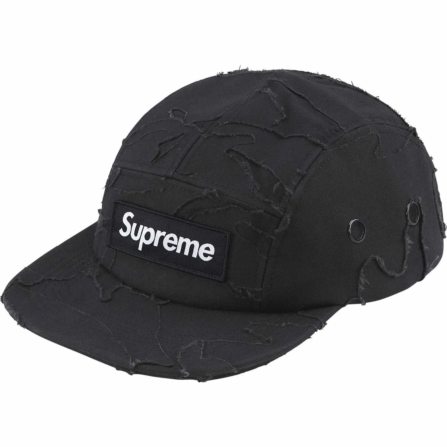 Supreme Layered Camo Camp Cap Black One-Size