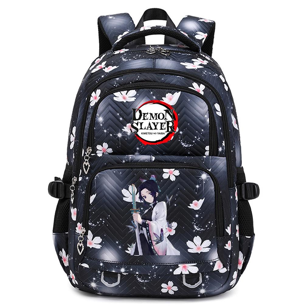 Anime Demon Slayer Backpack Student Teenager BookBag for Boy Girl Schoolbag Women Rucksack Backpack Travel Bag Mochila Escolar