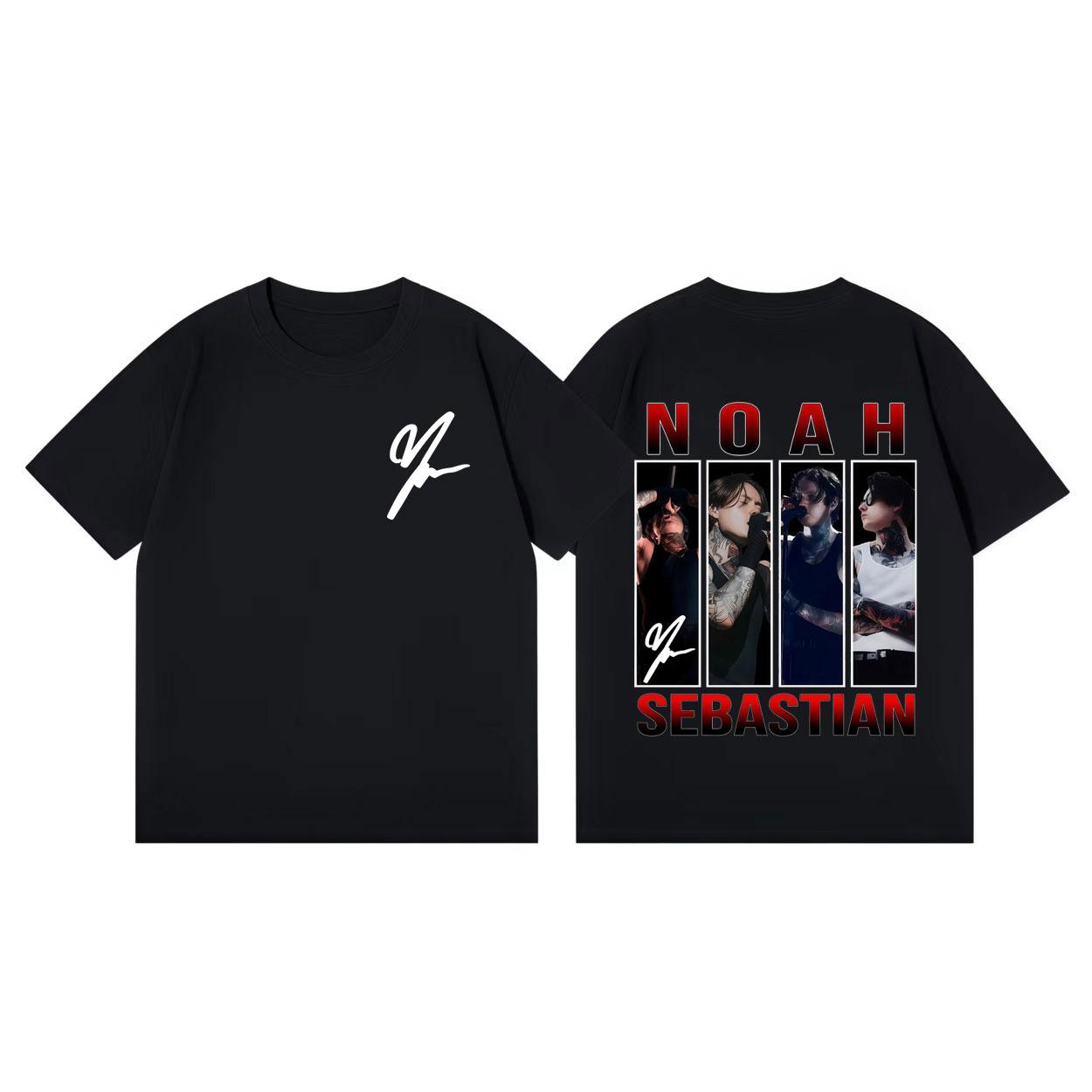 

Bad Omens Noah Sebastian Graphic T Shirts Men Women Rock Fashion Retro Short Sleeve Tshirts Summer Casual Loose Cotton Tshirt 4XL
