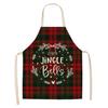 Linen Merry Christmas Apron Christmas Decorations for Home Kitchen Accessories 2025 Christmas Natal Navidad 2025 New Year Gifts