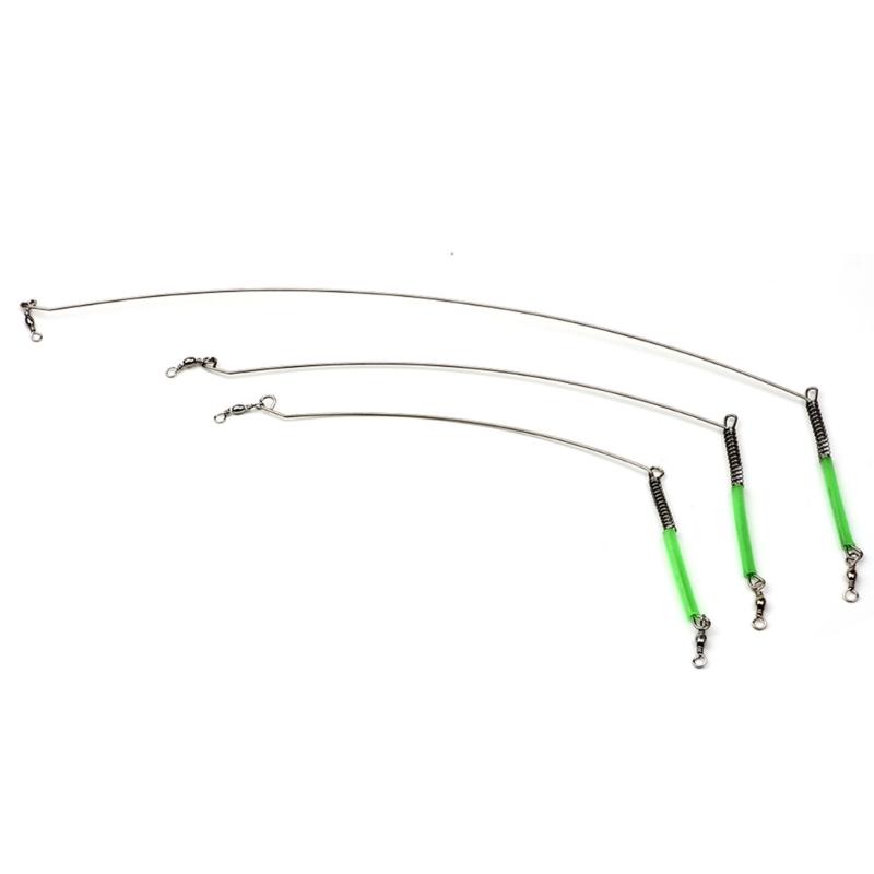 Pack of 10 Balance Hook Divider Fishing Gear Glow Tube Fishing Balance Connector 15/20/30/40cm Feeder Tube Sleeves