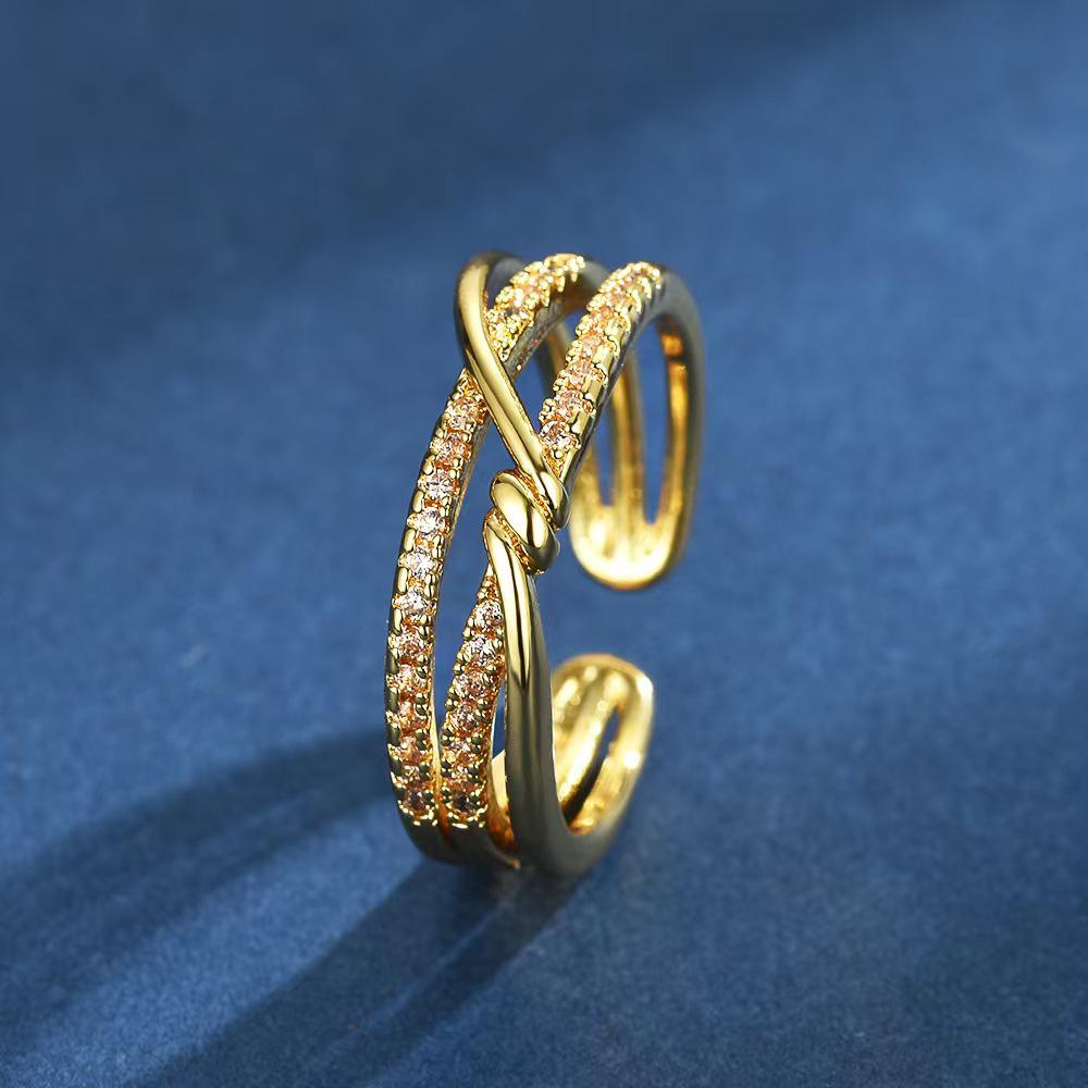 Minimalist Geometric Open Ring for Women - Niche Design, Versatile High-End Style Adjustable