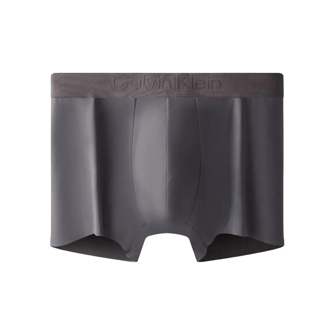 CALVIN KLEIN SS25 Cool Antibacterial Black Label Series Lightweight Solid Anti-chafing Men s Boxer Briefs S
