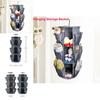 Multifunctional Oxford Fabric Hanging Shoe Storage Bag With Three Layers For Home Organization