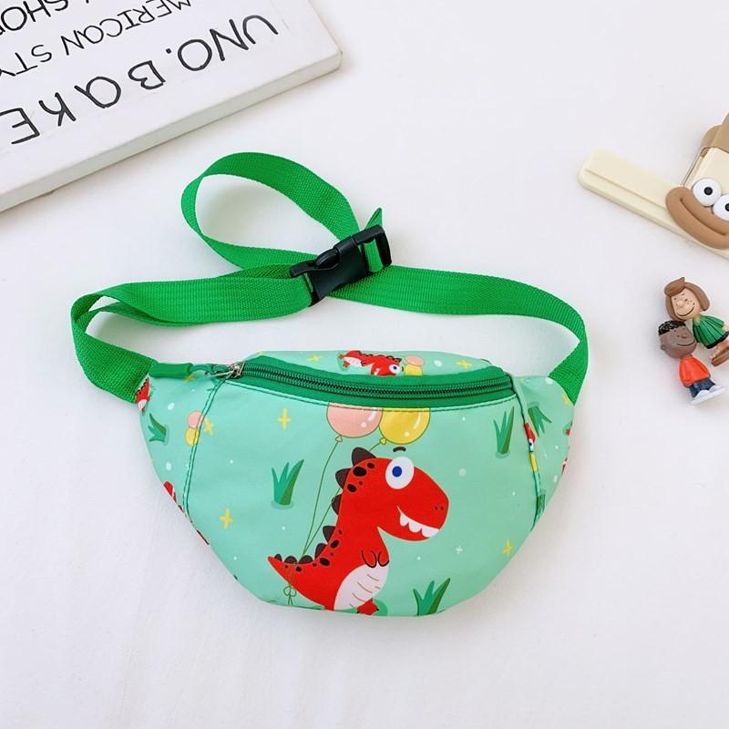 Kids Cartoon Playful Waist Bag Stylish Unisex Design Lightweight Nylon Backpack For School