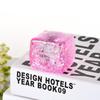 Colorful Sparkle Glitter Ice Cube Fidget Toys Slow Rebound Soft Stress Relief for Adults Anxiety Reduction
