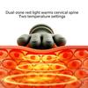 Portable Neck and Shoulder Massager Cordless Lymphatic Neck Massager with Heat for Pain Relief Deep Tissue Christmas Present