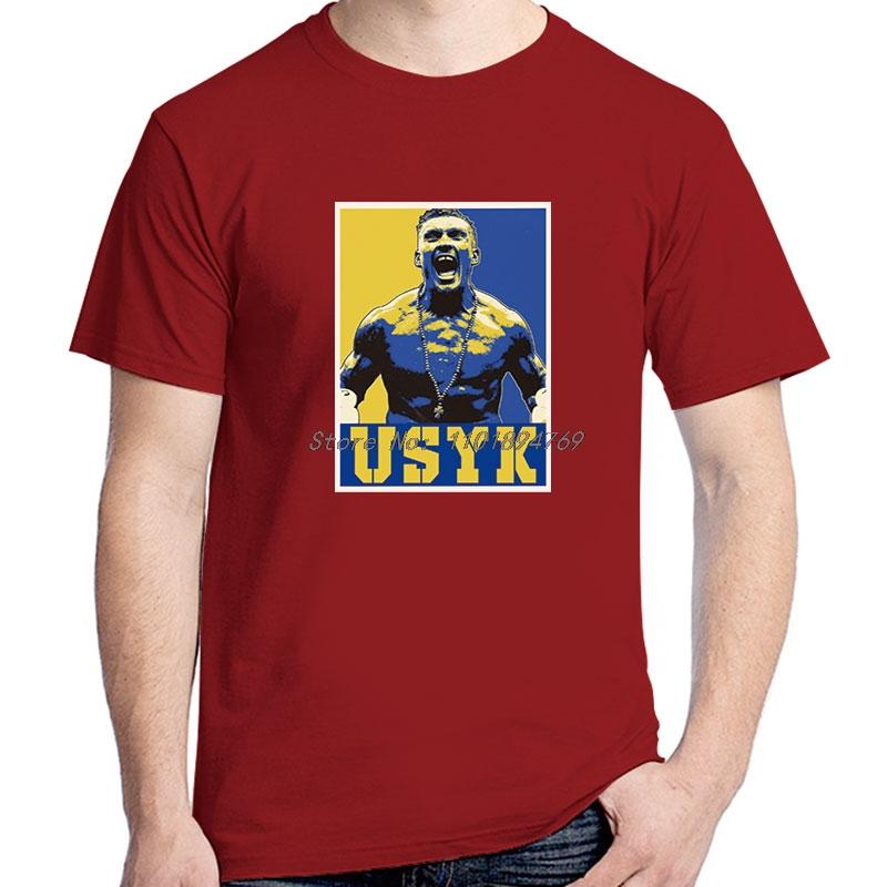 Summer Fashion Cotton Tshirt Oleksandr Usyk Classic Graphic T Shirts Oneck Short Sleeve Tshirts High Quality Unisexs Clothes