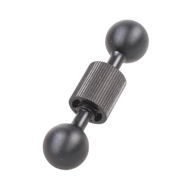 Motorcycle Double Ball Extension Rod Mount 17mm Ball Head 1/4” Thread Aluminum Bracket For Phone Action Camera Accessories