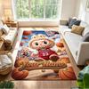 Labubu Customizable Name Area Rug Design for Balcony Playrooms Living Rooms Study room Anti-slip Rug Decorate Offices Perfect Gift for Friends & Famil