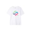 Jordan Casual Pattern Logo Print Crew Neck T-Shirt Men Tops White DV5537-100