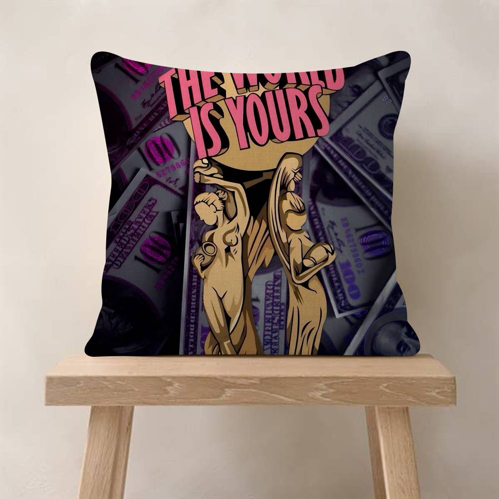 Classic Movie SScarface Maple Design Cushion Cover Happy Autumn Harvest Decor Holiday Decorati Pillow Cover