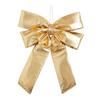 Bright Red Fabric Bow Ornament Large Bow Ornament New Plump Fill Bow  Xmas Tree Decoration