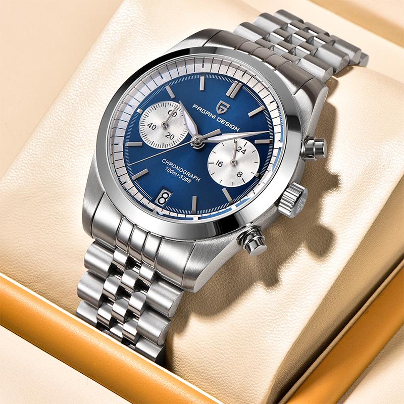PAGANI DESIGN Pilot watch Quartz Watches Sports Men WristWatch Sapphire Relogio Masculino Automatic Watch Waterproof PD1775