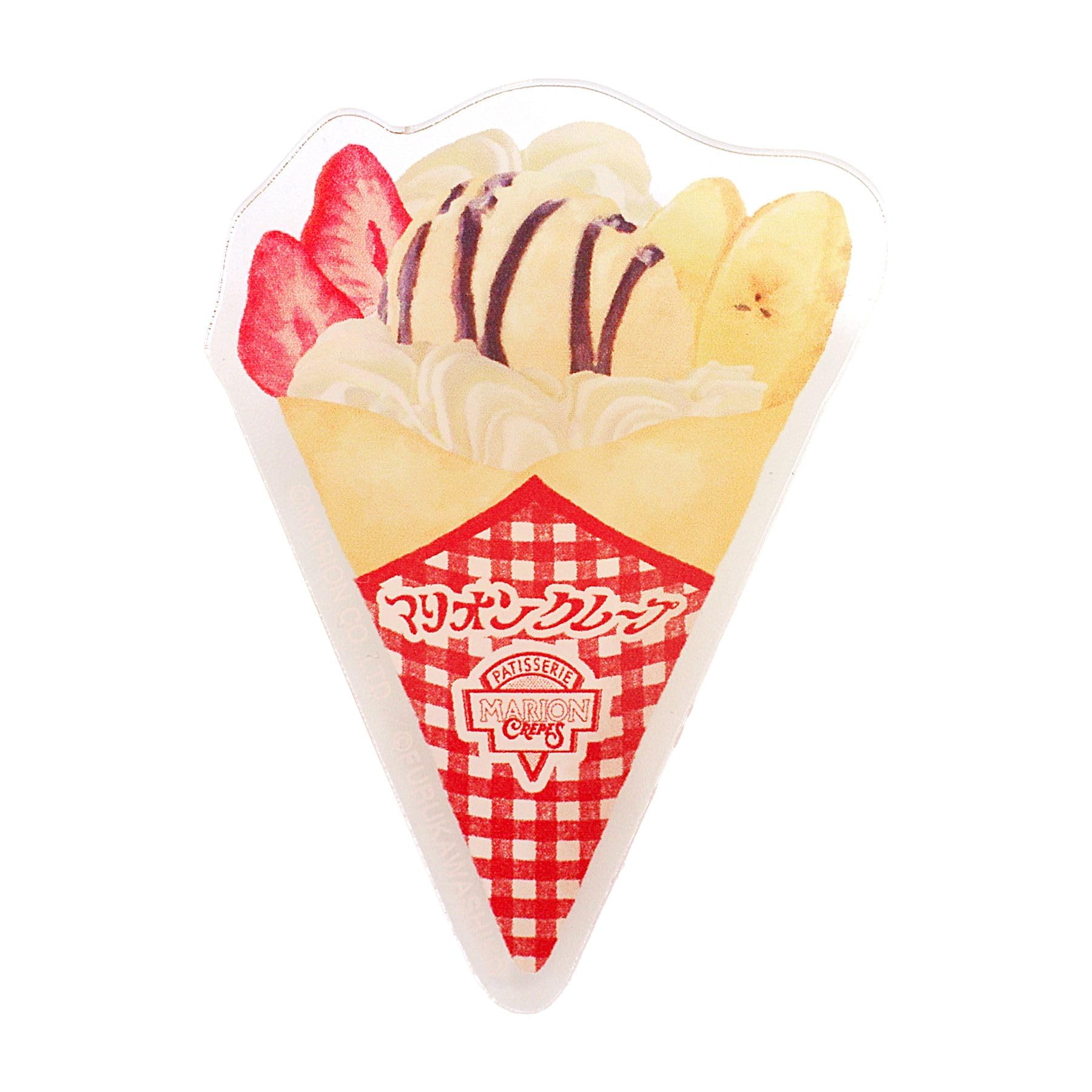 

Sunstar Stationery Town Acrylic Marion Pattern S3624439 Cute Shop Clip, Crepe, A,