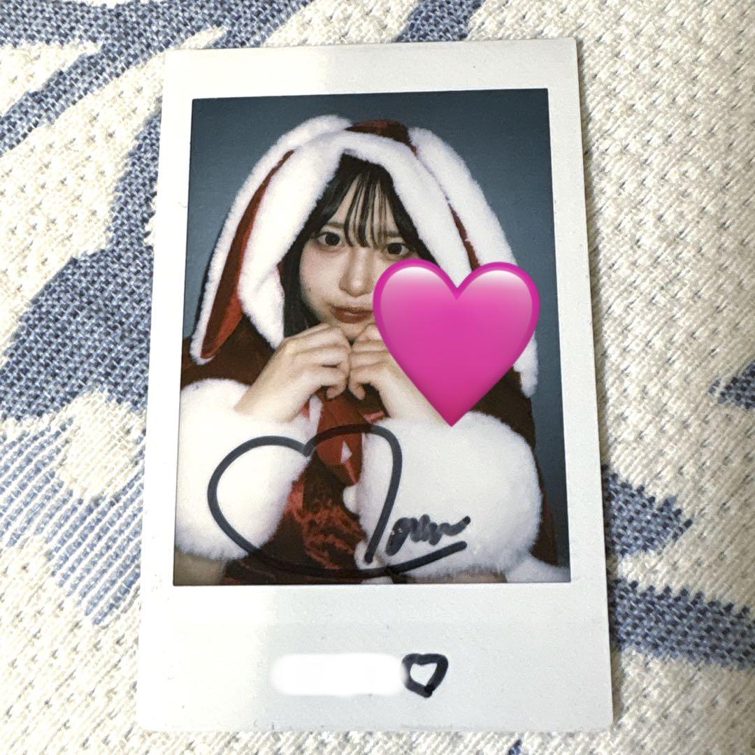 

[USED] Sakuraba Haruka Christmas Instax Signed Online Special Event Photo Shoot