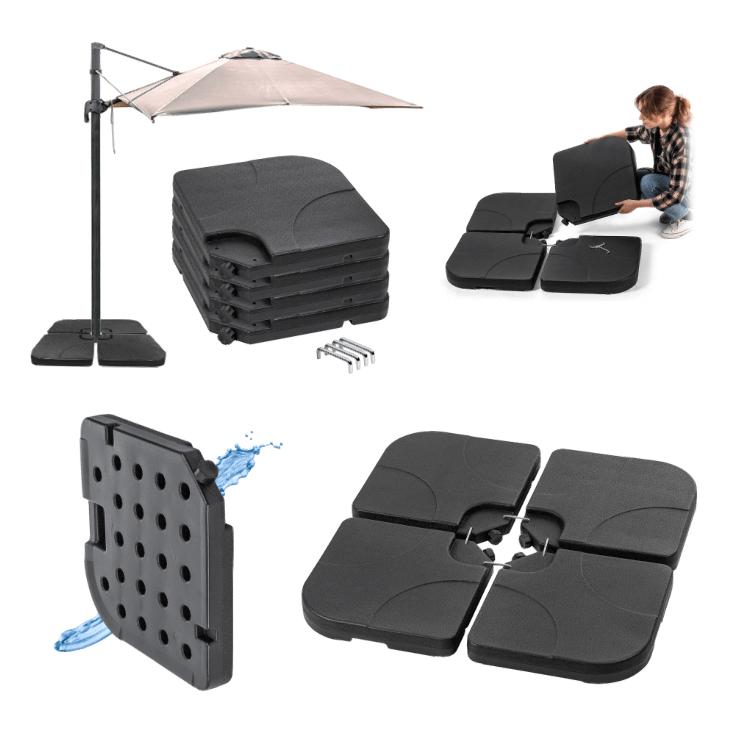 KADAX Parasol Base For Garden Umbrella Weight Load Stand 60kg