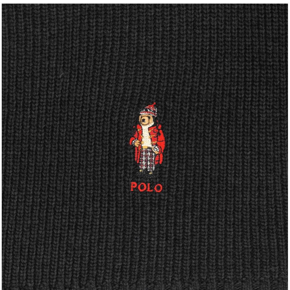 Polo Ralph Lauren Pc1300 001 Holiday Bear Knit Muffler