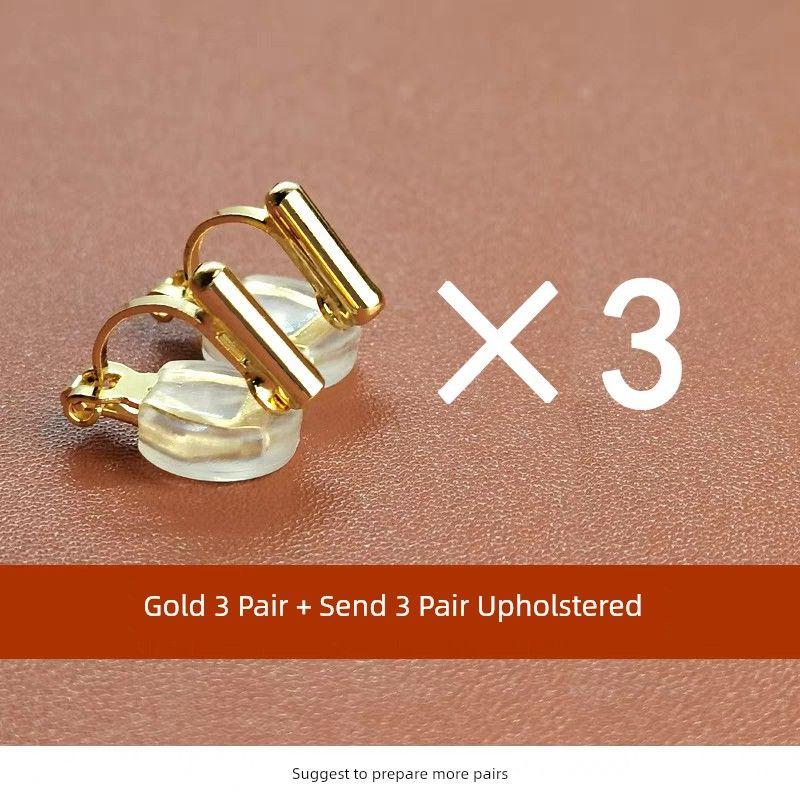 

Универсальный конвертер клипс для ушей Клипса для ушей Клипса для ушей Изменить серьги без прокола Артефакт Невидимая треугольная клипса Клипса для ушей DIY Аксессуары Triangle clip (ear clip converter) gold 6