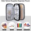 Travel Organizer Bag Cable Storage Organizers Pouch Carry Case Portable Waterproof Double Layers Storages Bags for Headset Cord