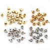 10pcs Gold Color Stainless Steel Stopper Beads Crimp End Beads for Wire Stopper Rondelle Beads Diy Jewelry Accessories