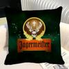 Alcohol Jjagermeister Pillow Case Square Pillow Bedroom Sofa Leisure Comfort Cushion Car Home Decoration
