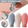 3 Teile/satz Silikon Reise Flaschen Kosmetik Tragbare Shampoo Container Nachfüllbar