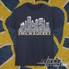 Milwaukee Baseball Team Current Roster Milwaukee City Skyline Shirt and Kids Tshirts