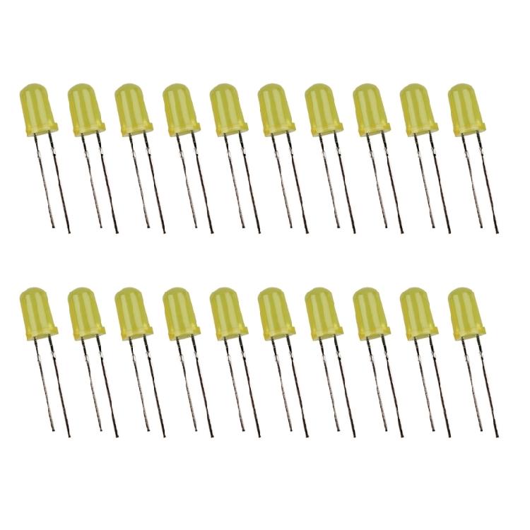 20Pieces High Brightness Clear LED Light Emitting Diodes Bulb LED Lamp, LED Light Diodes, LED Circuit Emitting Diodes