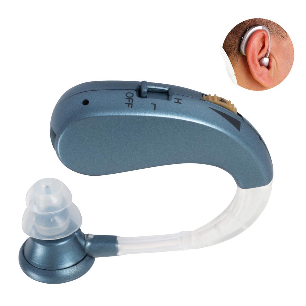 Portable Rechargeable Digital Hearing Aid Adjustable Tone Best Sound Amplifier Deaf Elderly BTE Hearing Aid