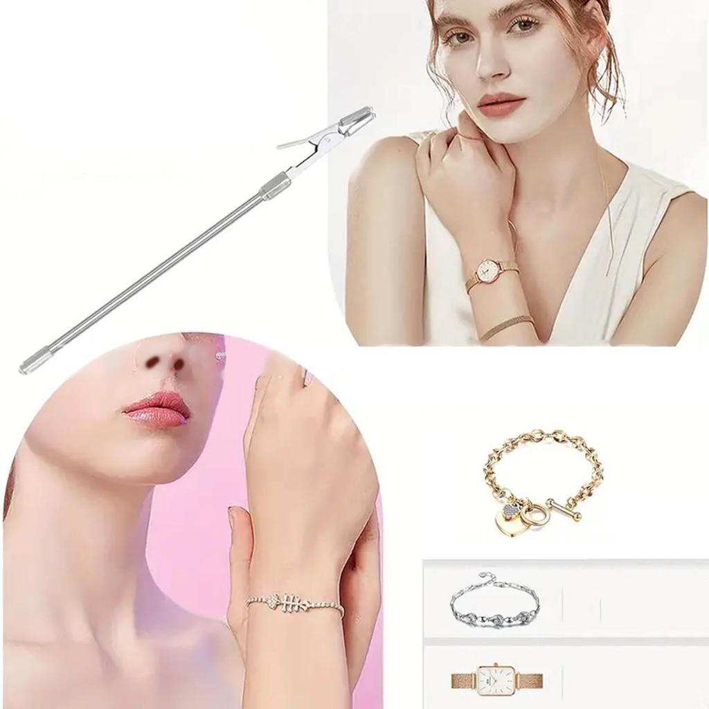 Praktisches Armband-Tragewerkzeug Armband-Schmuck-Helferwerkzeug Armbandklemme Armbandverschluss-Helfer für Schmuckliebhaber
