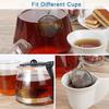 1/2pc Tea Infuser Extra Fine Mesh Tea Strainers For Loose Tea Stainless Steel Tea Strainer With Extended Chain Hook Spice Kitchen