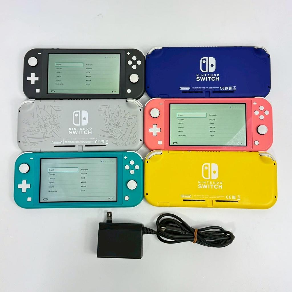 NINTENDO SWITCH Lite-Konsole mit Ladegerät, verschiedene Farben, wählen Sie die Region Japan, kostenlos verwendet