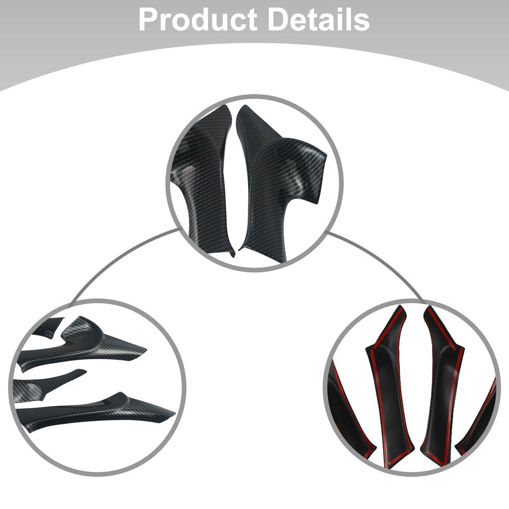 For Lexus IS F250 F350 2006-2013 Door Armrest Panel Trim Carbon Fiber Sticker Car Interior Accessories