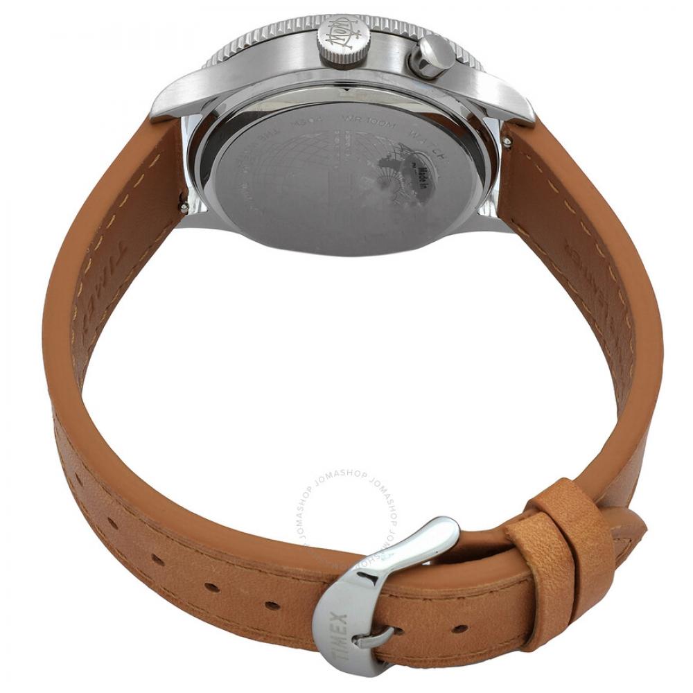 Timex Waterbury Traditional Gmt Quartz Men S Watch Tw2v74000vq