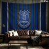 Custom Name Everton Football Club Printed Tapestry – Wall Hanging for Bedrooms, Dorms, and Home Decor