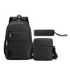3 Piezas/Set Mochila Escolar Ortopédica Gran Capacidad Bolsas Escolares de Nailon para Adolescentes Niños Niñas