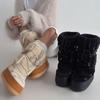 2025 Pogrubione Wysokie Buty Śniegowce z Wełną Lambską i Futrem, Styl Europejski i Amerykański Buty Narciarskie