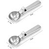 Stainless Steel Ice Cream Scoop and Scooping Tool Multi-functional Ice Cream Scoop and Scooping Tool Ice Cream and Fruit Scoop 6