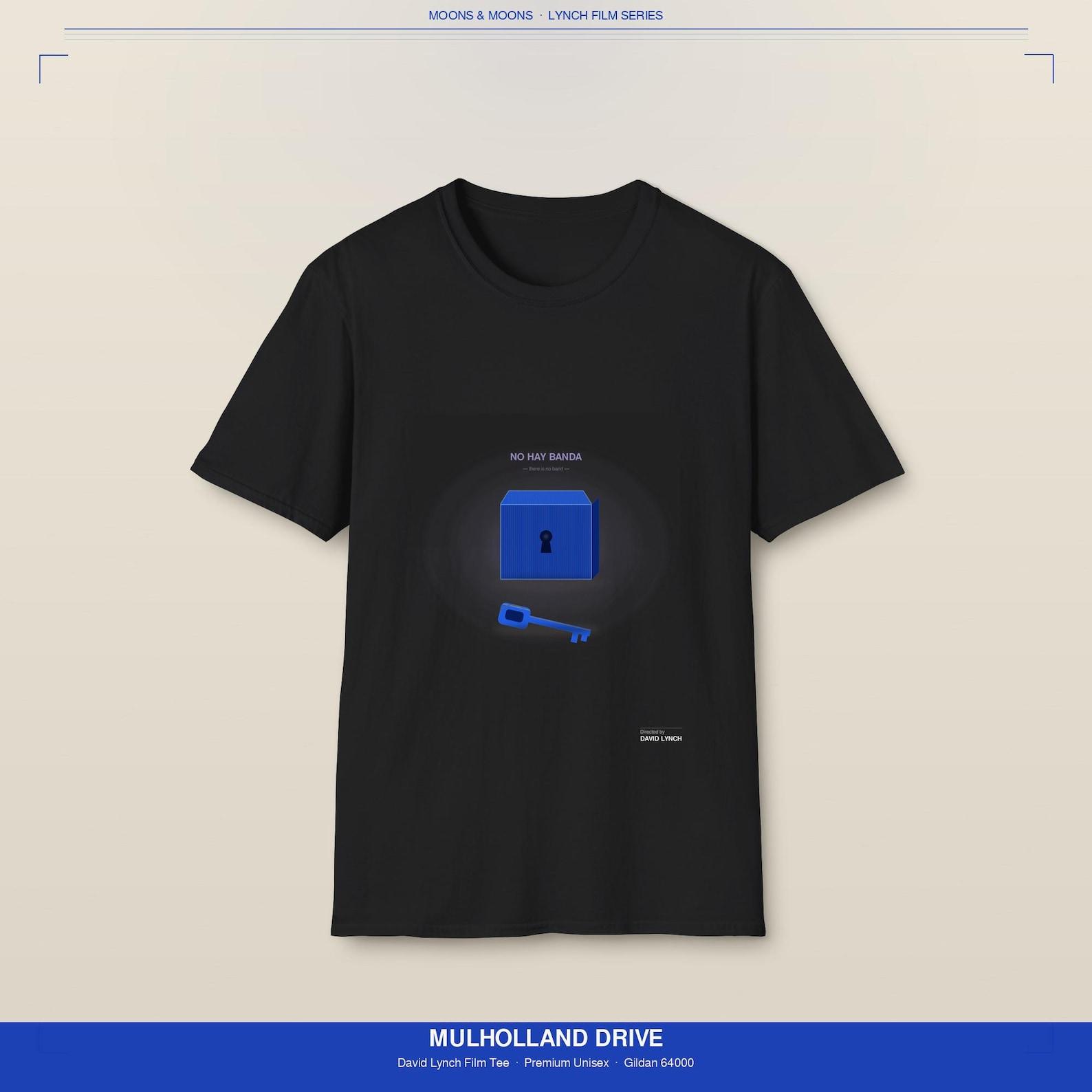 Mulholland Drive Tshirt David Lynch Film Tee | Blue Box Key Cult Movie Shirt 2XL