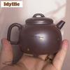 150ml Yixing Purple Clay Teapots Handmade Gilt Silver Sprinkle Gold Pot Raw Ore Purple Mud Kettle Zisha Tea Set Tea Services