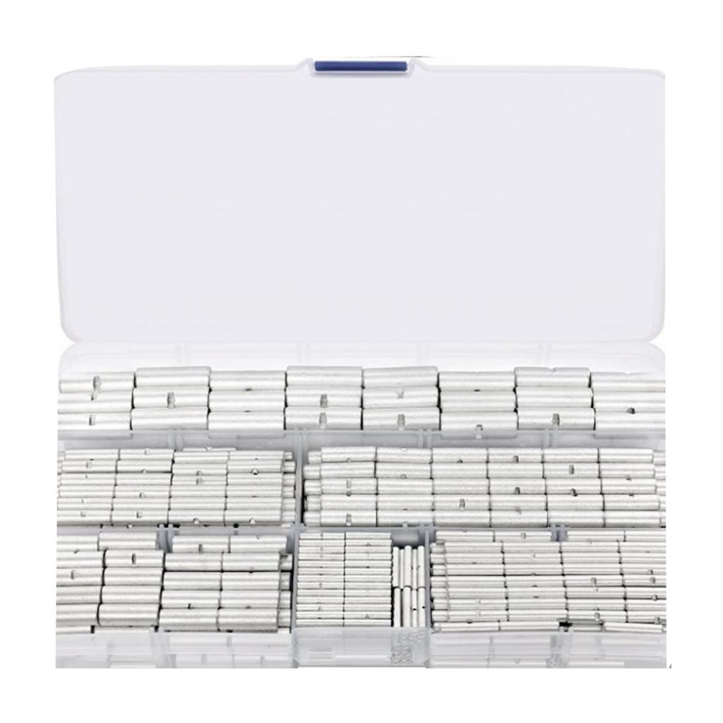 2026 New Non Insulated Butt Connectors Kit 420pcs Butt Connectors for Wiring Pure Copper AWG24-8 Wire Crimp Connector